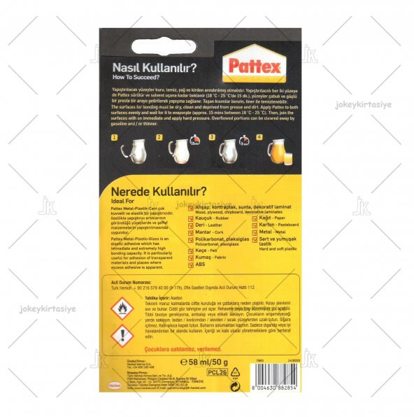 PATTEX YAPIŞTIRICI METAL-PLASTİK-CAM 50GR - 2