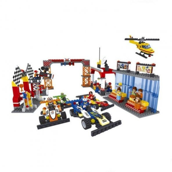 Lego Bricks 799 Parça Yarış Seti