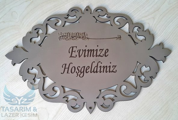 Ahşap Mat Kapı Süsü