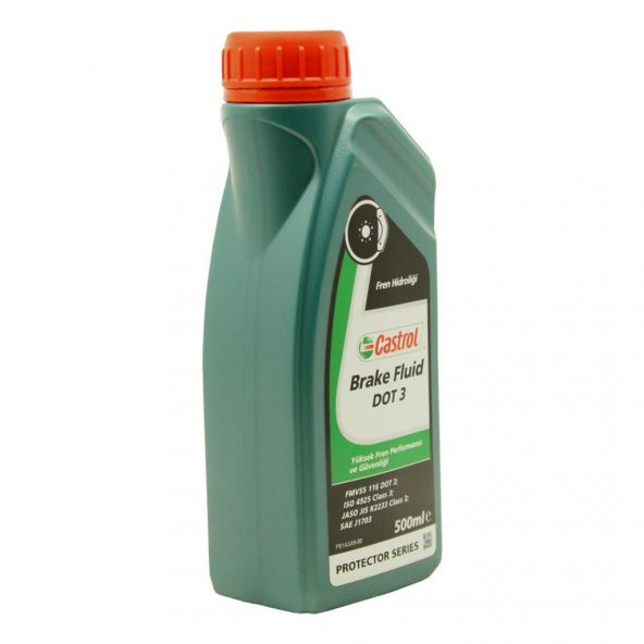 Castrol Brake Fluid DOT 3 500 ML Fren Hidrolik Sıvısı (2 Adet) - Resim 3