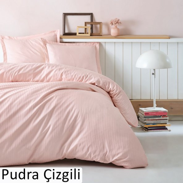 Cotton Box Elegant Saten Çift Kişilik Nevresim Takımı - 9 Model - 10