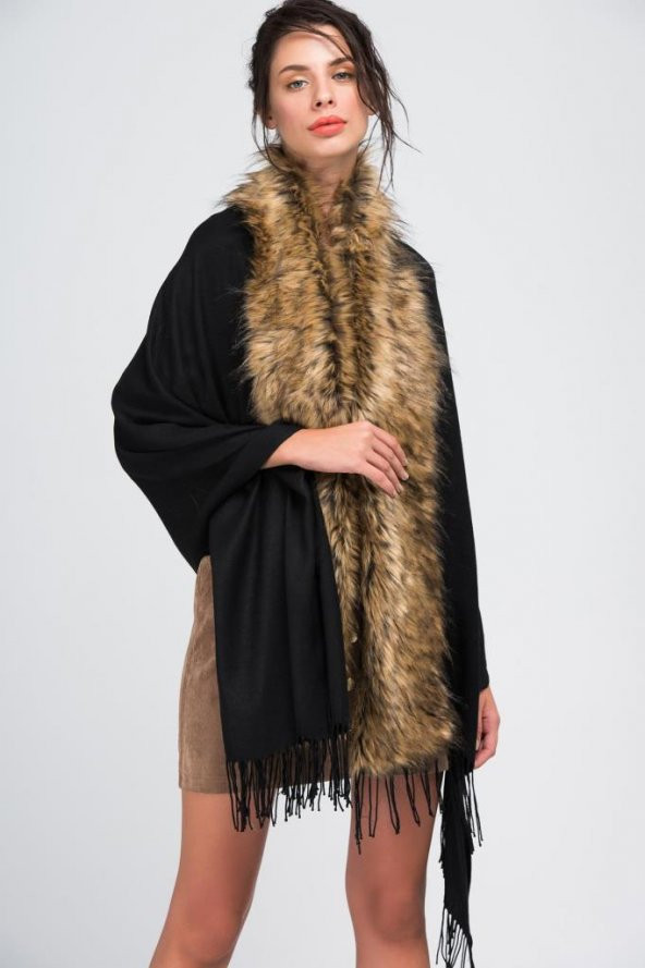 Felice Butik 11387 Siyah-Camel Panço - 2