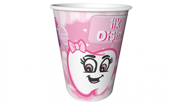İLK DİŞİM PEMBE BARDAK 8Lİ - 2