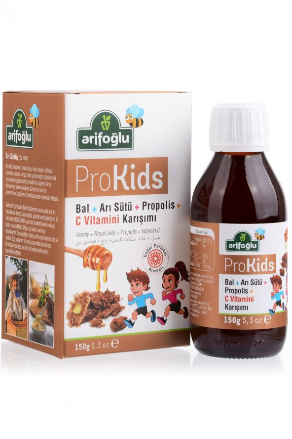 Arifoğlu Prokids 150gr (bal-arısütü-propolis)+ C vitamini