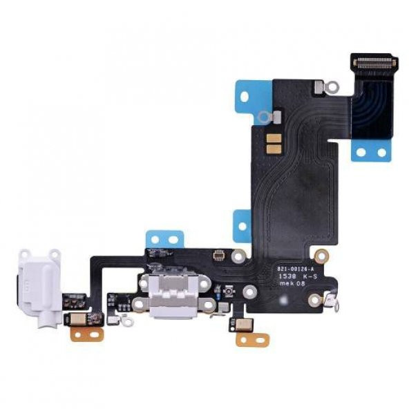 100 orjinal iphone 6 plus şarj ve kulaklık soketi , şarj soketi, kulaklık soketi , film flex kablo - 2