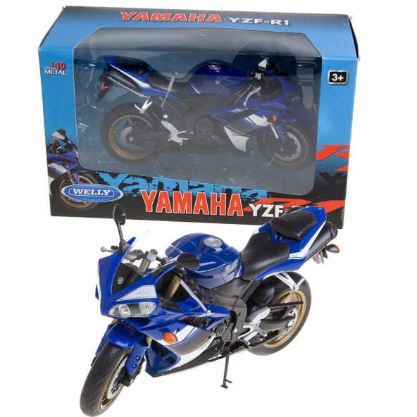 Welly Yamaha YZF-R1 Model Metal Motosiklet