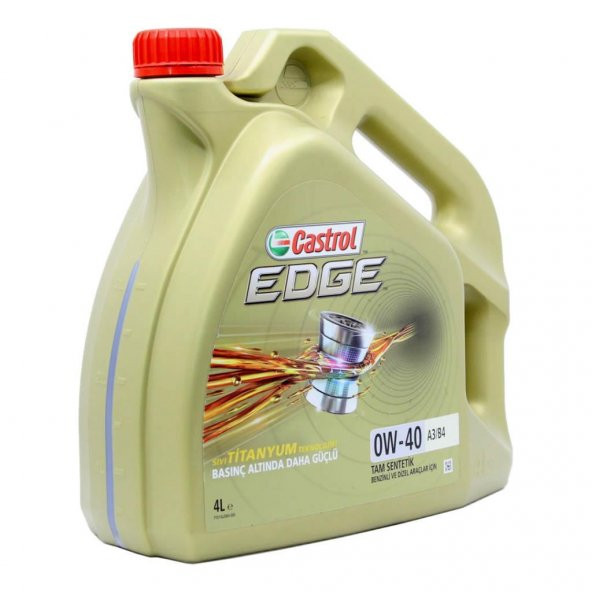 Castrol Edge Titanium 0W-40 4 Lt Tam Sentetik Motor Yağı (2 Adet) - 2