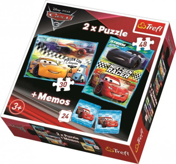 Trefl Cars Next-Gen 2li 30+48 Parça Yapboz 1 Memory Oyun