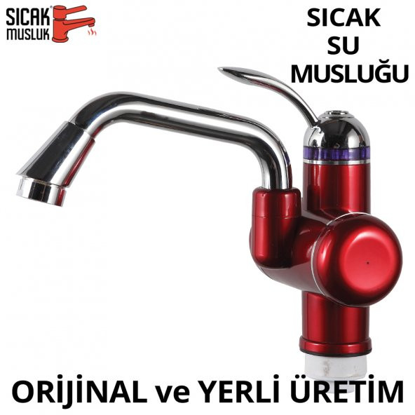 Elektrikli Sıcak Musluk Ani Su Isıtıcı Termal Şofben Musluk ASG-2K