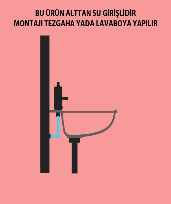 Elektrikli Sıcak Musluk Ani Su Isıtıcı Termal Şofben Musluk ASG-2K - 5