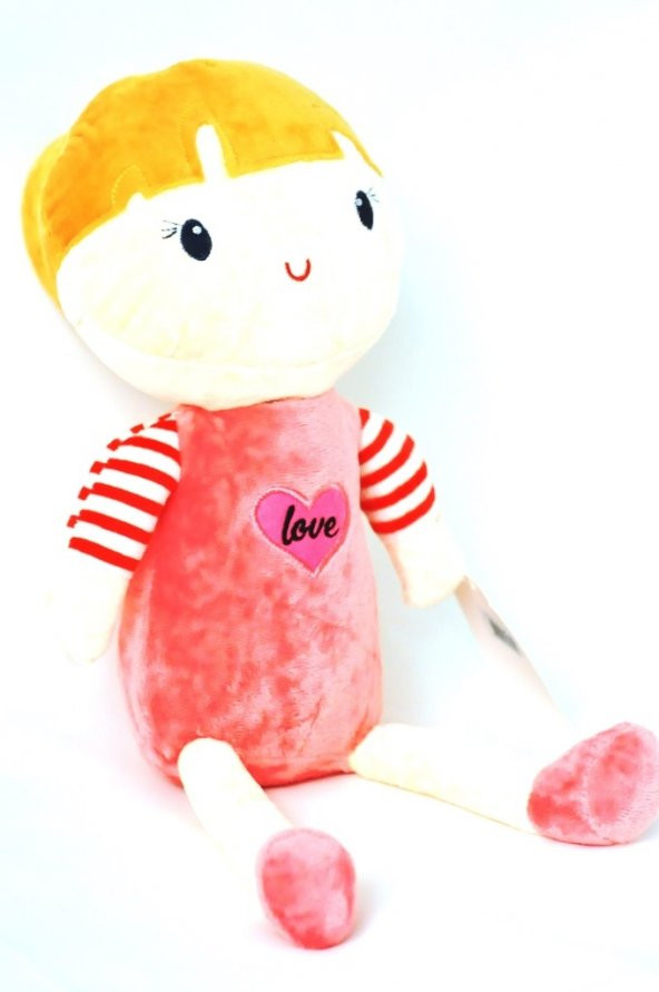 Akkuzu Oyuncak Love Renkli  Peluş Bebek 45 cm