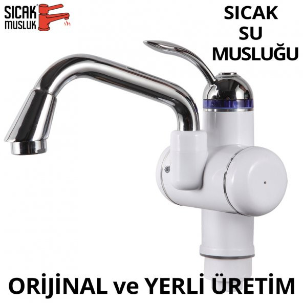 Elektrikli Sıcak Musluk Ani Su Isıtıcı Termal Şofben Musluk ASG-2B