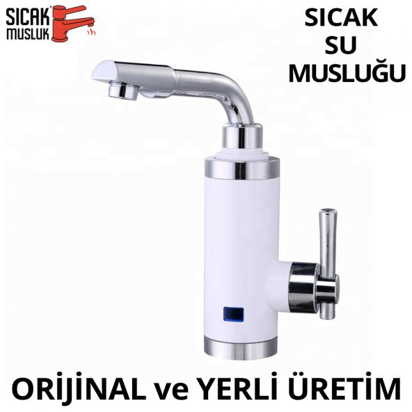 Elektrikli Sıcak Musluk Ani Su Isıtıcı Termal Şofben Musluk ASG-5B