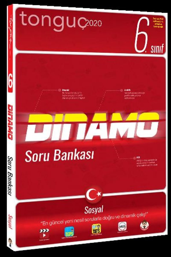 Tonguç Akademi 6. Sınıf Sosyal Bilgiler Dinamo Soru Bankası Yeni - 2