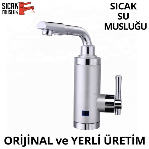 Elektrikli Sıcak Musluk Ani Su Isıtıcı Termal Şofben Musluk ASG-5S
