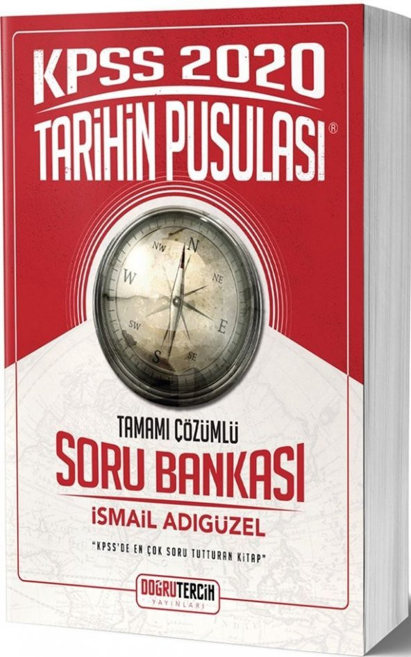 Doğru Tercih Yayınları 2020 KPSS Tarihin Pusulası Tamamı Çözümlü Soru Bankası