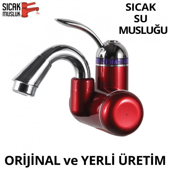 Elektrikli Sıcak Musluk Ani Su Isıtıcı Termal Şofben Musluk DSG-5K