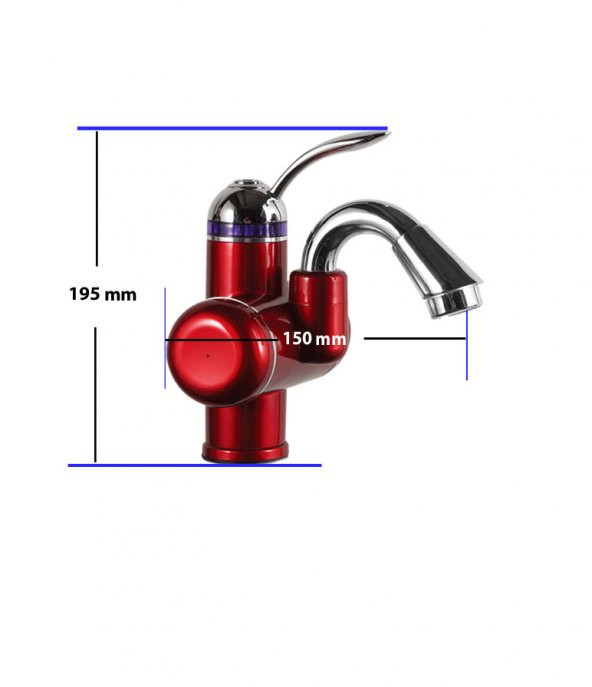 Elektrikli Sıcak Musluk Ani Su Isıtıcı Termal Şofben Musluk DSG-5K - 3