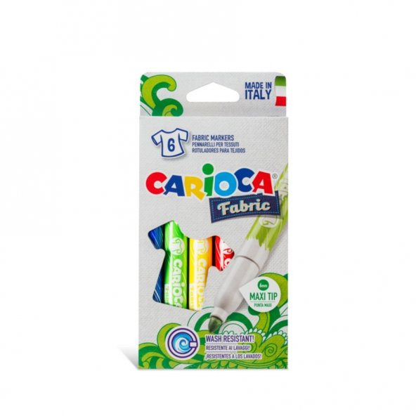 Carioca Cromatex Kumaş Boyama Kalemleri 6Lı