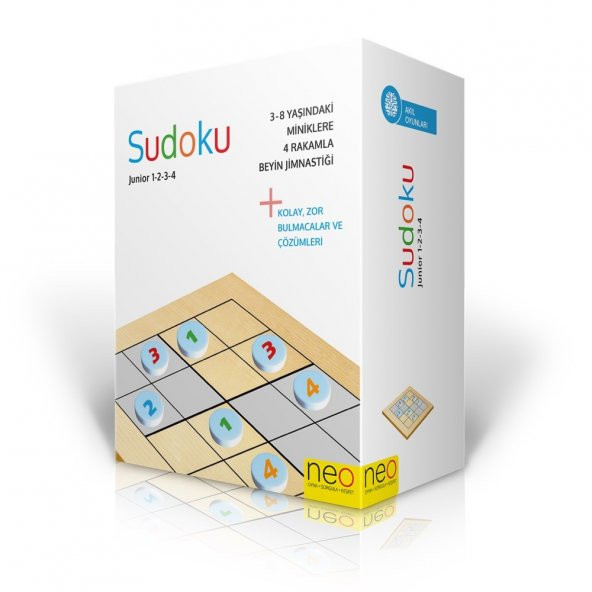 Neo Sudoku Junior 3 Yaş Üzeri