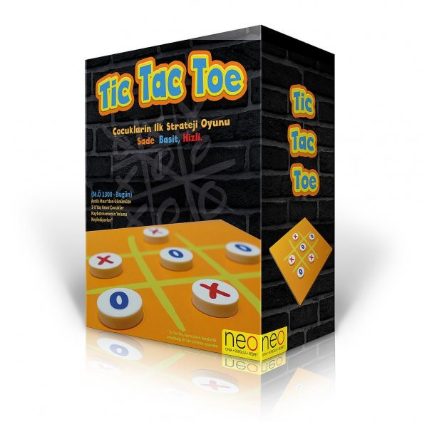 Neo Tic Tac Toe Strateji Oyunu 3 Yaş Üzeri