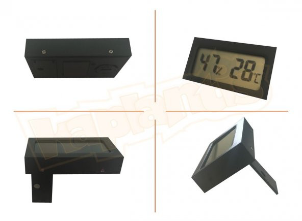 AEK-Tech Mıknatıslı Mini Dijital Termometre Nem Ölçer - 6