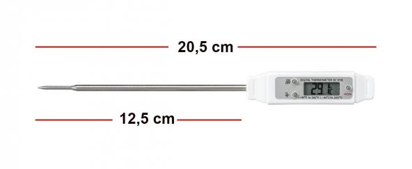 TFA Cep Tipi Saplamalı Termometre - 5