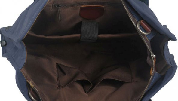 Muchuan Kanvas Laptop Çantası Denizci Mavi - 4