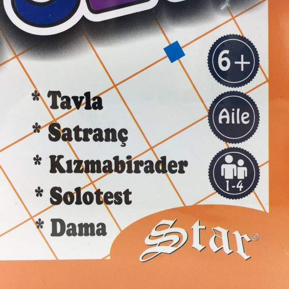 Star 5'li Oyun Seti Satranç Dama Tavla Kızmabirader Solo Test - 4