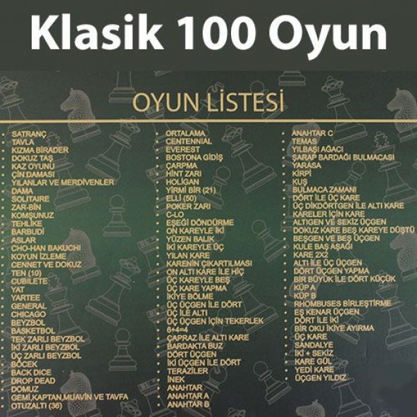 Star 100 Klasik Oyun Seti - 2
