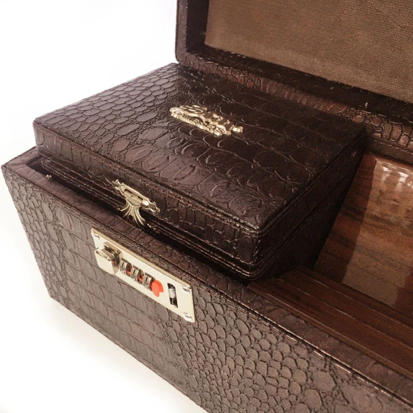 Star Elit Okey Takımı Deri Kilitli Kutu - 5