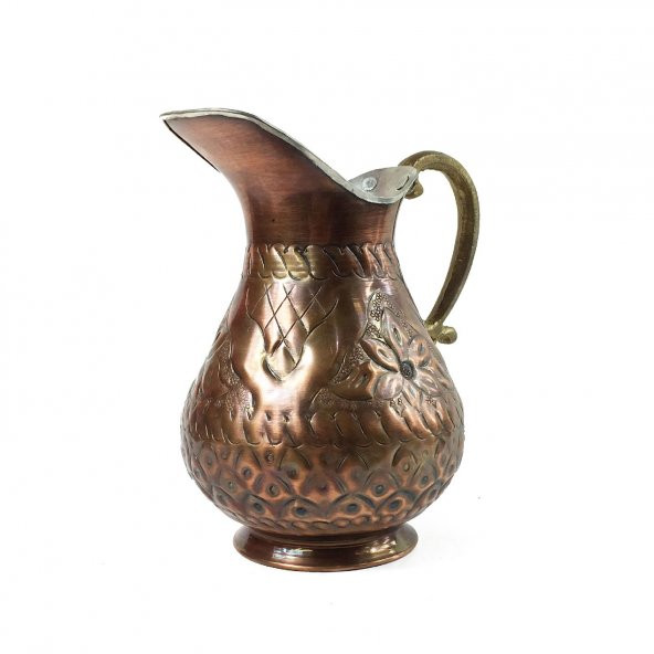 Shark Anatolia Maraş El İşleme Bakır Sürahi No:1 - 4