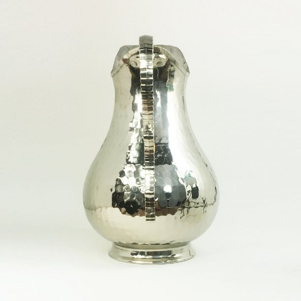 Shark Anadolu El Dövmesi Beyaz Bakır Sürahi - 3