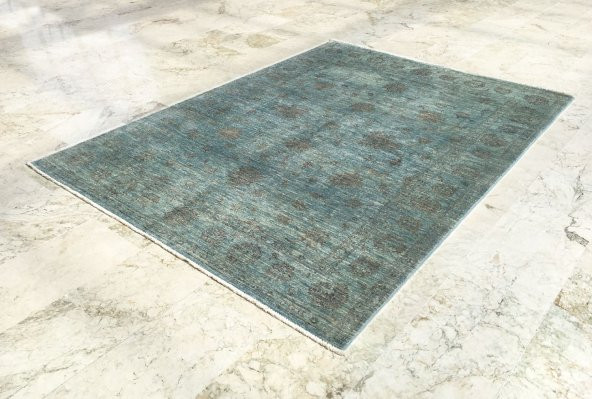 Afgan Kendinden Desenli Hürrem Kamgar Yünü El Dokuma Halı 171 x 233 - 2