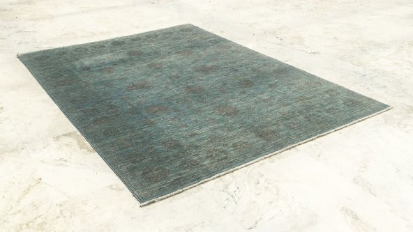 Afgan Kendinden Desenli Hürrem Kamgar Yünü El Dokuma Halı 171 x 233 - 4