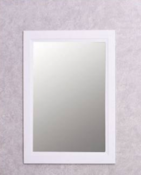 OTTO Mirror 120*80 cm Beyaz Duvara Asılır Çerçeveli Ayna