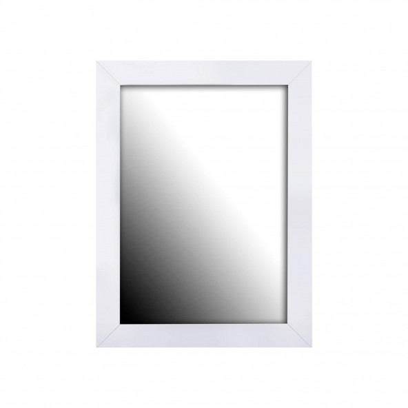 OTTO Mirror 90*80 cm Beyaz Duvara Asılır Çerçeveli Ayna - 5