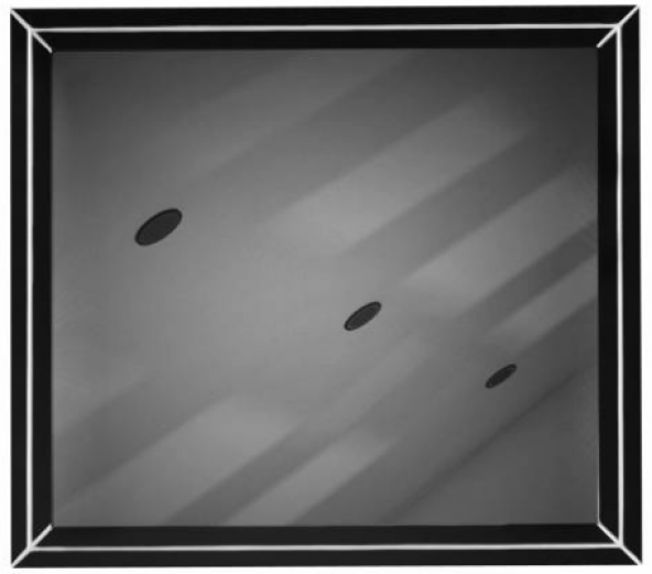OTTO Manhattan  60*80 cm Siyah Gümüş Renk Çerçeveli Ayna