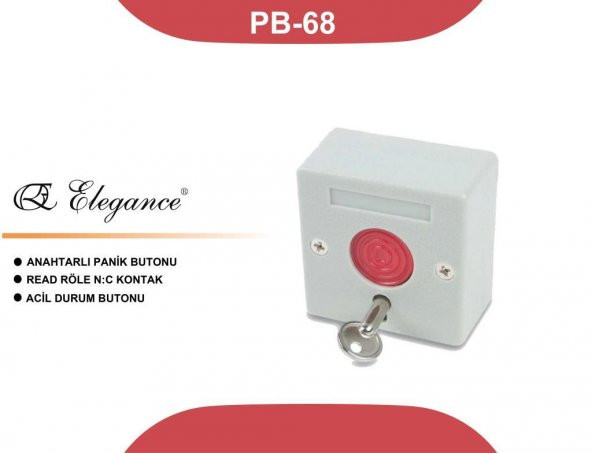 ELEGANCE PB-68 Anahtarlı Panik Butonu