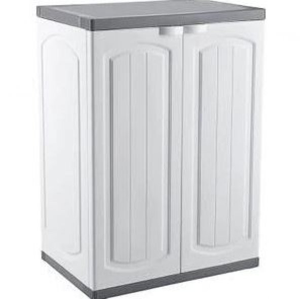 Çelik Ayna 805 Banyo Dolabı Kapaklı 3 Raflı