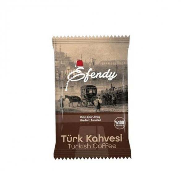 Shazel Efendy Türk Kahvesi (Orta) 100 Gr (25 Adet)