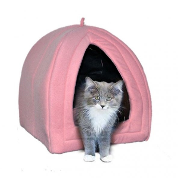 Kedi Evi Pamuklu Kumaş Kedi Yatağı Taşınabilir Kedi Köpek Evi