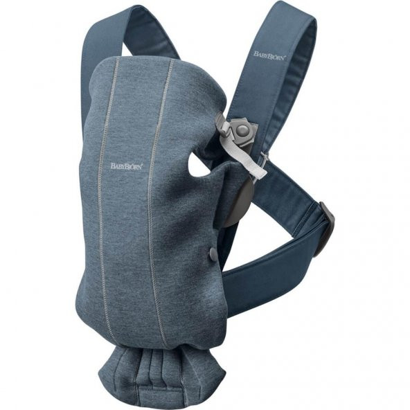 BabyBjörn Kanguru Mini 3D Cotton Jersey / Dove Blue - 9