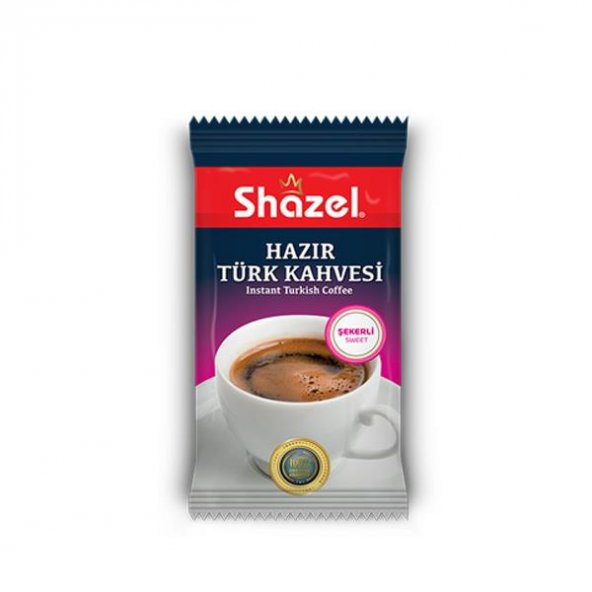 Shazel Hazır Türk Kahvesi Şekerli 11 Gr (12 Adet)