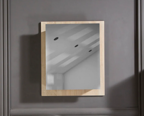 OTTO Puket Ceviz Rengi 60 cm Aynalı Üst Banyo Dolabı - 2