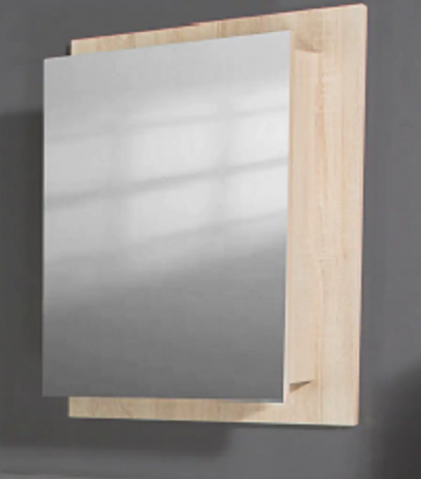 OTTO Puket Ceviz Rengi 60 cm Aynalı Üst Banyo Dolabı - 4