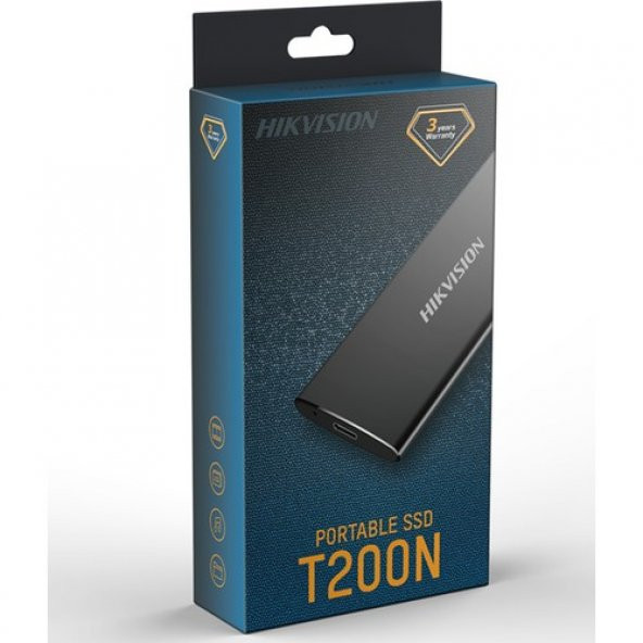 Hikvision HS-ESSD-T200N 480GB 450/450MB/S Taşınabilir SSD - 5