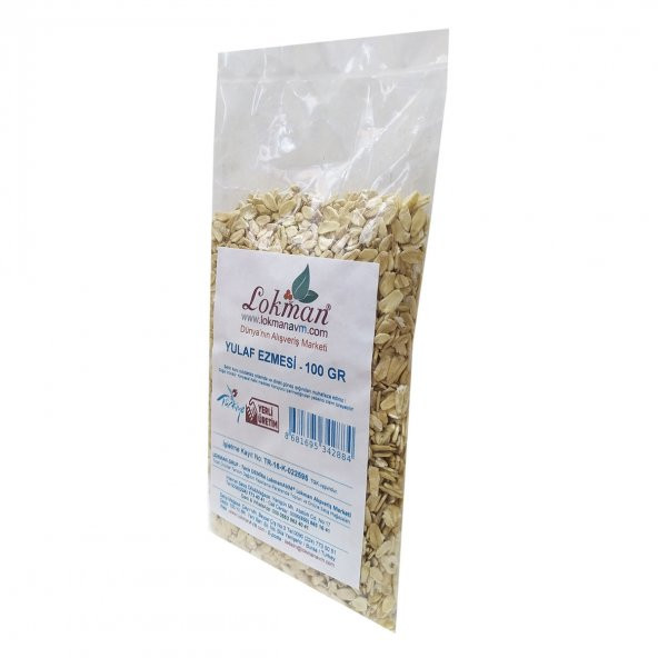 LokmanAVM Yulaf Ezmesi Doğal 100 Gr Paket - 3