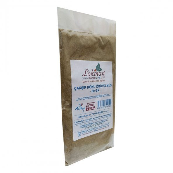 Çakşır Kökü Doğal Öğütülmüş 50 Gr Paket - 4