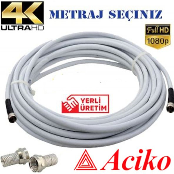 ANTEN UYDU KABLO 1-1,5-2-3-4-5-10-20-25-30-40-50-60-70-80-90-100M - 2
